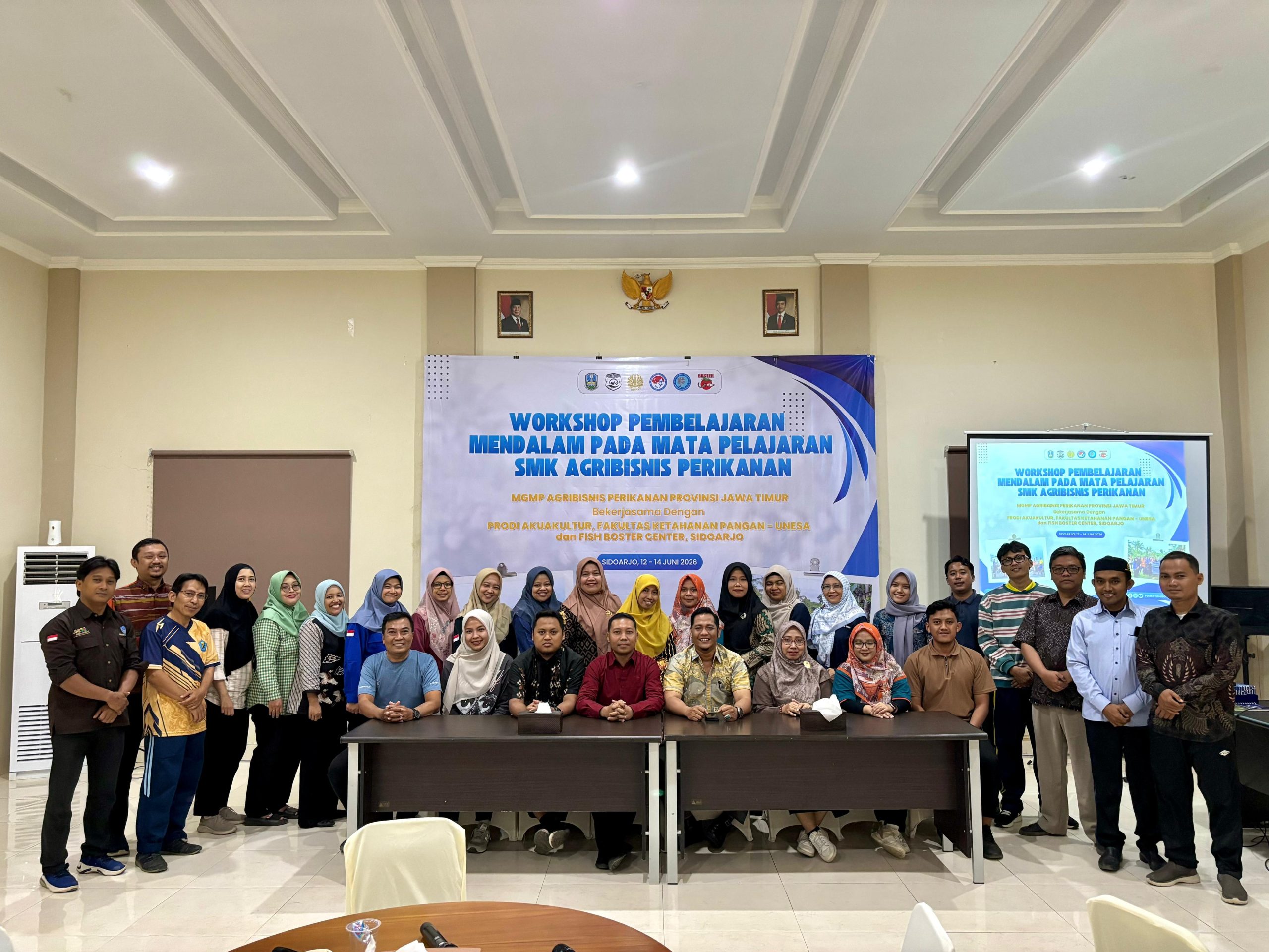 You are currently viewing Agribisnis Perikanan SMK Perikanan dan Kelautan Puger Aktif di Pelatihan Pembelajaran Mendalam MGMP Perikanan Jawa Timur bersama UNESA